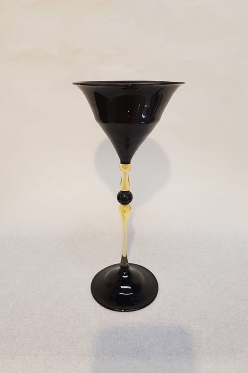 goblet dona black amber