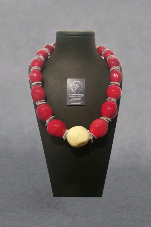 necklace grimani red-ivory