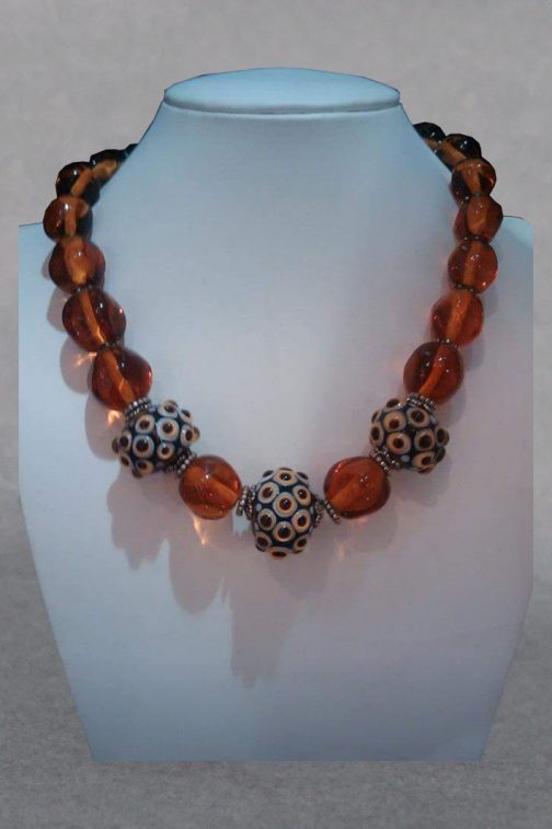necklace gritti amber-spot