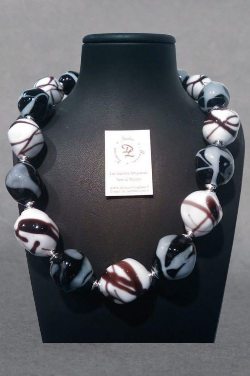 necklace rezzonico strip-ivory