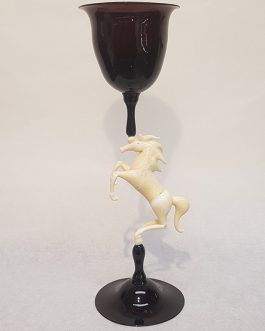 ORSEOLO – GOBLET WITH IVORY HORSE